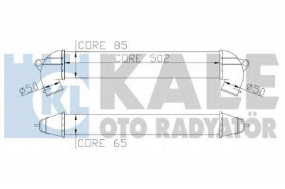 KALE OTO RADYATOR 346300 -  Интеркулер